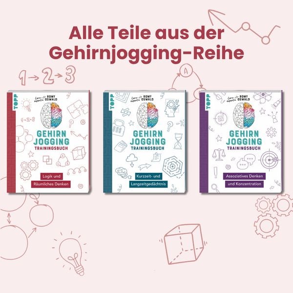 Produktbild: Gehirnjogging &ndash; Trainingsbuch: Logik und R&auml;umliches Denken