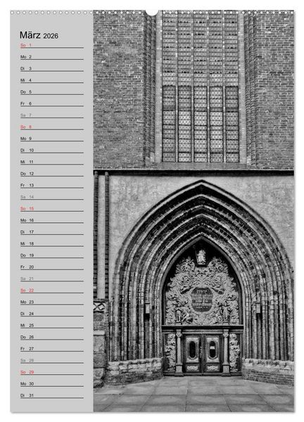 Produktbild: Stralsund. Ein Hauch l&auml;ngst vergangener Zeiten (Wandkalender 2026 DIN A2 hoch), CALVENDO Monatskalender