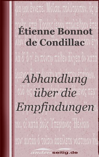 Produktbild: Abhandlung &uuml;ber die Empfindungen