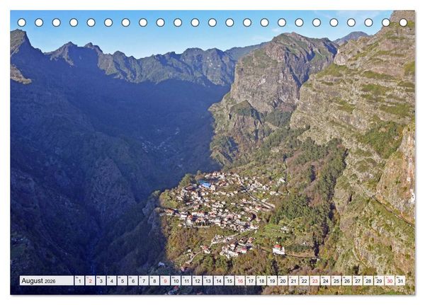 Produktbild: MADEIRA, Trauminsel im Atlantik (Tischkalender 2026 DIN A5 quer), CALVENDO Monatskalender