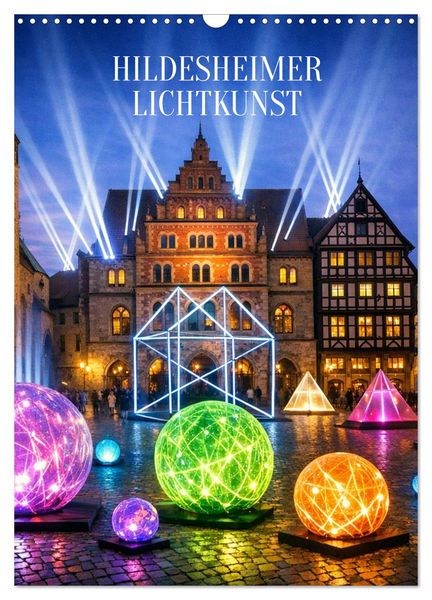 Produktbild: Hildesheim, ein Moment in dem die Stadt zu leuchten beginnt. (Wandkalender 2027 DIN A3 hoch), CALVENDO Monatskalender