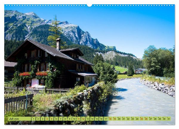 Produktbild: Alpentraum Kandersteg (Wandkalender 2026 DIN A2 quer), CALVENDO Monatskalender