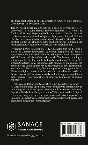 Produktbild: The Three Apologies of G.K. Chesterton