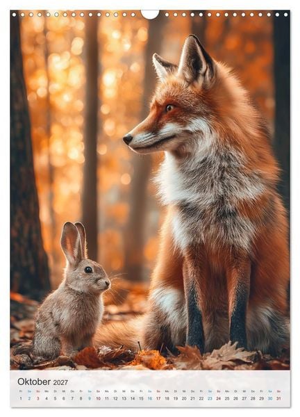 Produktbild: Tierfreunde f&uuml;rs Herz (Wandkalender 2027 DIN A3 hoch), CALVENDO Monatskalender
