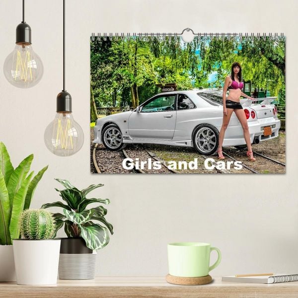 Produktbild: Girls and Cars (Wall Calendar 2026 DIN A4 landscape), CALVENDO 12 Month Wall Calendar