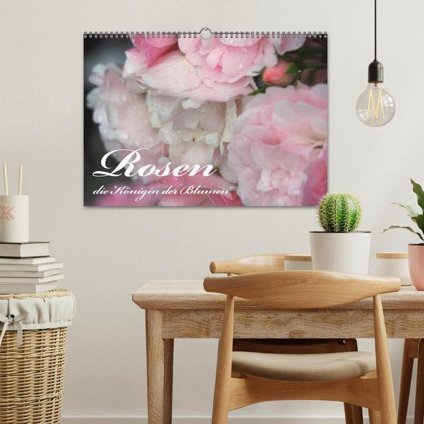 Produktbild: Rosen, die K&ouml;nigin der Blumen (Wandkalender 2026 DIN A3 quer), CALVENDO Monatskalender