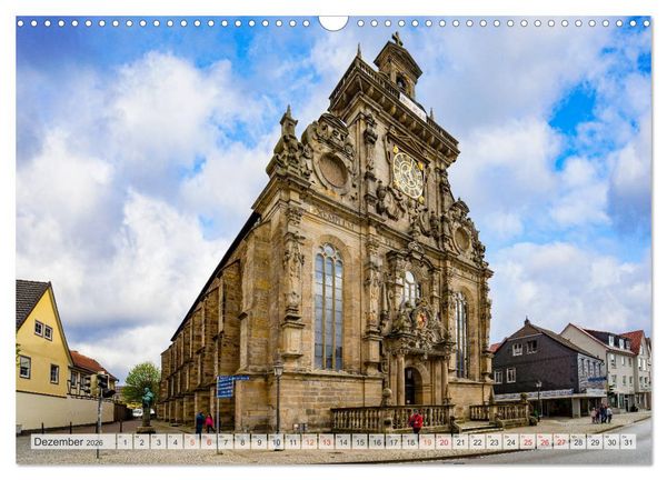 Produktbild: B&uuml;ckeburg Impressionen (Wandkalender 2026 DIN A3 quer), CALVENDO Monatskalender