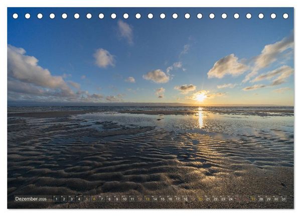 Produktbild: R&ouml;m&ouml; - Str&auml;nde und D&uuml;nen (Tischkalender 2026 DIN A5 quer), CALVENDO Monatskalender