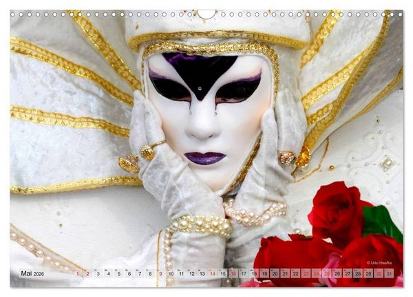 Produktbild: Magie der Masken (Wandkalender 2026 DIN A3 quer), CALVENDO Monatskalender