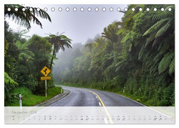 Produktbild: Neuseeland von Nord bis S&uuml;d (Tischkalender 2026 DIN A5 quer), CALVENDO Monatskalender