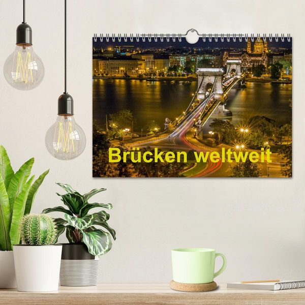 Produktbild: Br&uuml;cken weltweit (Wandkalender 2026 DIN A4 quer), CALVENDO Monatskalender