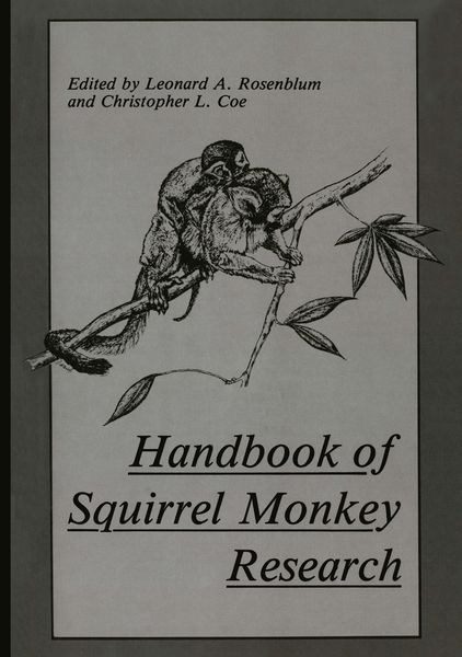 Produktbild: Handbook of Squirrel Monkey Research