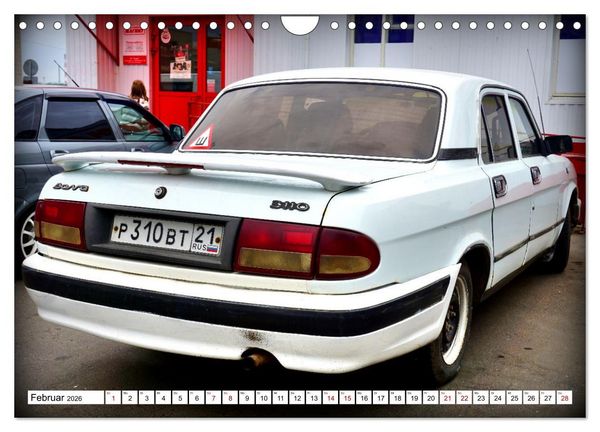 Produktbild: WOLGA - Auto-Legende der UdSSR (Wandkalender 2026 DIN A4 quer), CALVENDO Monatskalender