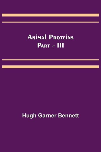 Produktbild: Animal Proteins Part - III
