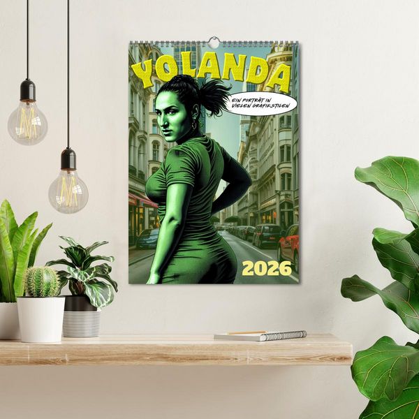 Produktbild: Yolanda, ein Portr&auml;t in vielen Grafikstilen (Wandkalender 2026 DIN A3 hoch), CALVENDO Monatskalender