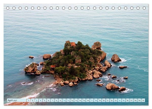 Produktbild: Taormina Siziliens Perle (Tischkalender 2027 DIN A5 quer), CALVENDO Monatskalender