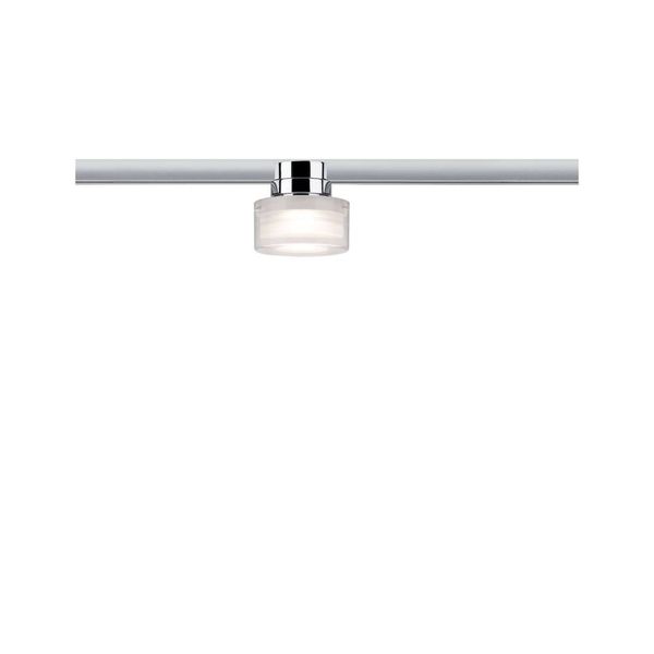 Paulmann Topa Dot  Hochvolt-Schienensystem-Leuchte URail LED fest eingebaut 5.2 W LED Chrom, Klar, Satin