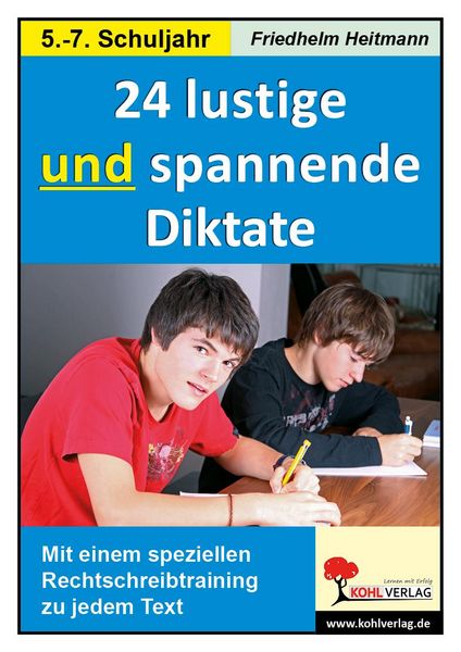Produktbild: 24 lustige und spannende Diktate, 5.-7. Schuljahr
