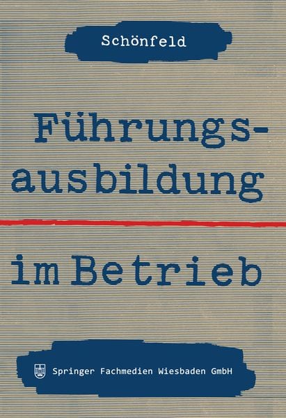 Produktbild: F&uuml;hrungsausbildung im Betrieb