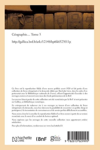 Produktbild: G&eacute;ographie.... Tome 3