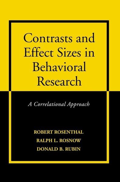 Produktbild: Contrast Effect Size Behavior Resch