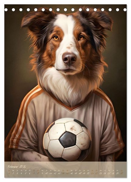 Produktbild: CHARAKTIERE Hunde mit Profil (Tischkalender 2026 DIN A5 hoch), CALVENDO Monatskalender