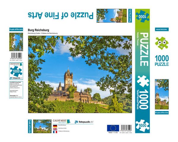 Produktbild: CALVENDO Puzzle Burg Reichsburg | 1000 Teile Lege-Gr&ouml;&szlig;e 64x48cm Foto-Puzzle f&uuml;r gl&uuml;ckliche Stunden