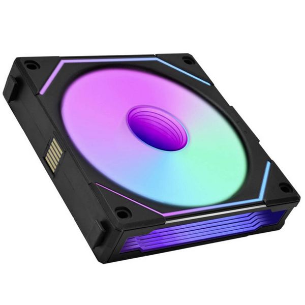 Produktbild: Lian Li Lian Li UNI FAN SL-INF 120 ARGB Reverse Blade PWM L&uuml;fter - 120mm, schwarz PC-Geh&auml;use-L&uuml;fter Schwarz (B x H x T) 120 x 122 x 25 mm