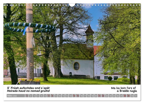 Produktbild: 03 Schw&auml;bische Sprichw&ouml;rter - D&ouml;s au no! (Wandkalender 2026 DIN A3 quer), CALVENDO Monatskalender