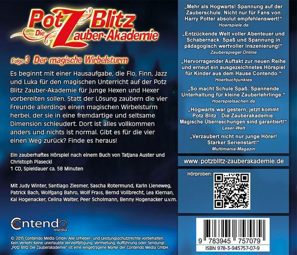 Produktbild: Piasecki, C: Potz Blitz 3/CD