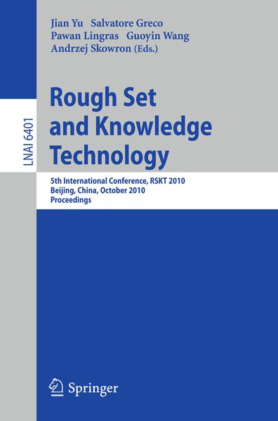 Produktbild: Rough Set and Knowledge Technology