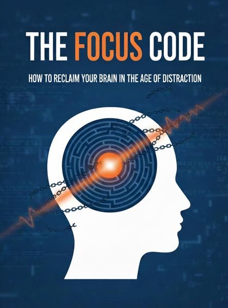 Produktbild: The Focus Code: How to Reclaim Your Brain in the Age of Distraction: A Practical Guide to Digital Minimalism and Deep Work