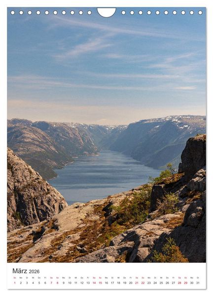 Produktbild: Norwegen - Perle des Nordens (Wandkalender 2026 DIN A4 hoch), CALVENDO Monatskalender