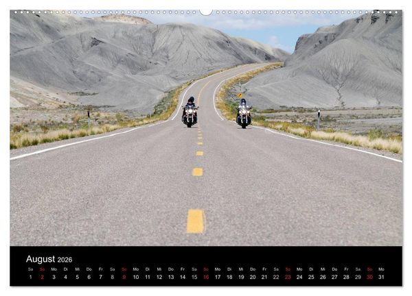 Produktbild: Born to be Wild - Mit der Harley durch den S&uuml;dwesten der USA (Wandkalender 2026 DIN A2 quer), CALVENDO Monatskalender