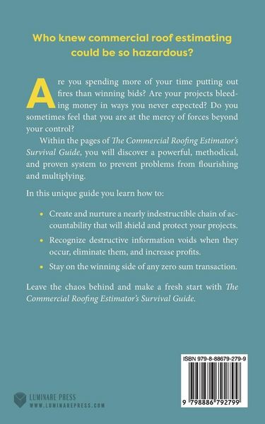Produktbild: The Commercial Roofing Estimator's Survival Guide