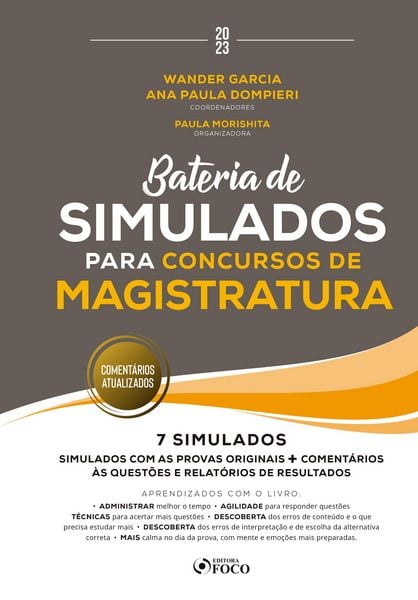 Produktbild: Bateria de simulados para concursos de magistratura