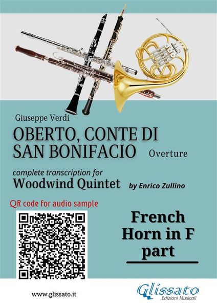 Produktbild: French Horn in F part of "Oberto" for Woodwind Quintet