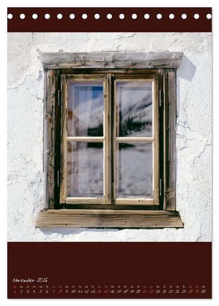 Produktbild: Alte Fenster (Tischkalender 2026 DIN A5 hoch), CALVENDO Monatskalender