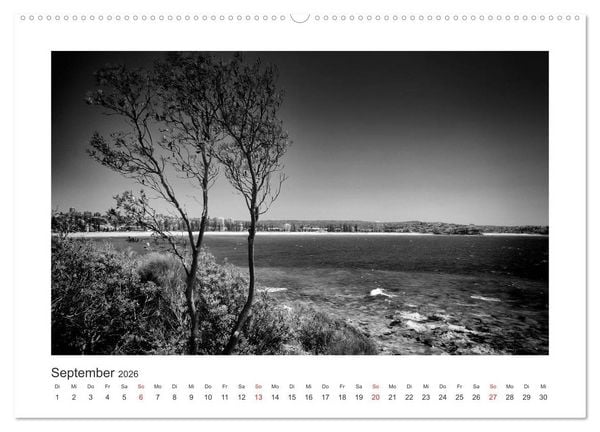 Produktbild: SYDNEY Monochrom (hochwertiger Premium Wandkalender 2026 DIN A2 quer), Kunstdruck in Hochglanz