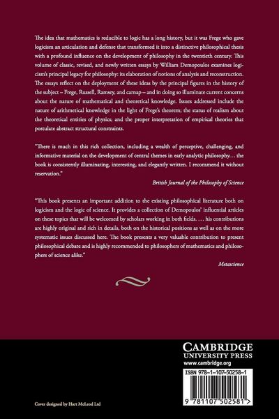 Produktbild: Logicism and its Philosophical Legacy