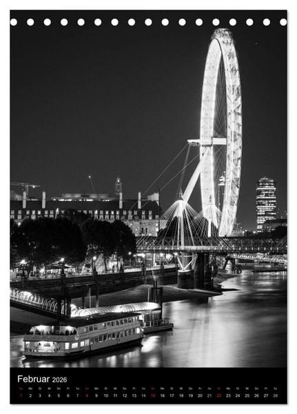 Produktbild: Big City London (Tischkalender 2026 DIN A5 hoch), CALVENDO Monatskalender