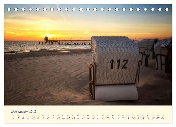 Produktbild: OSTSEEGL&Uuml;CK - Gl&uuml;cksmomente auf dem Dar&szlig; (Tischkalender 2026 DIN A5 quer), CALVENDO Monatskalender