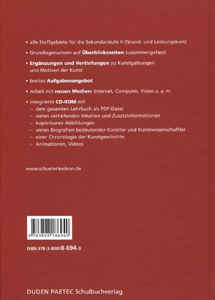 Kunst Gymnasiale Oberstufe. Lehrbuch mit CD-ROM - Kunst