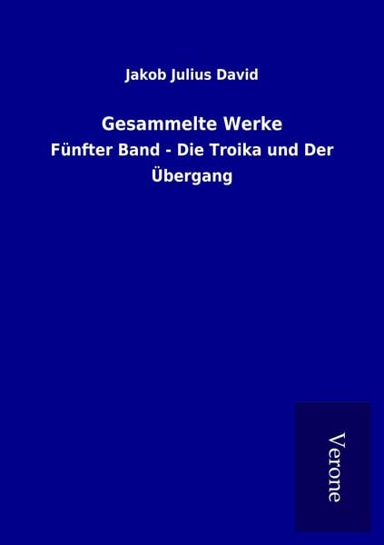Produktbild: Gesammelte Werke