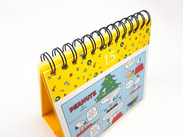 Produktbild: Snoopys Adventskalender. 24 Postkarten f&uuml;r die Weihnachtszeit (Advents-Postkartenaufsteller)