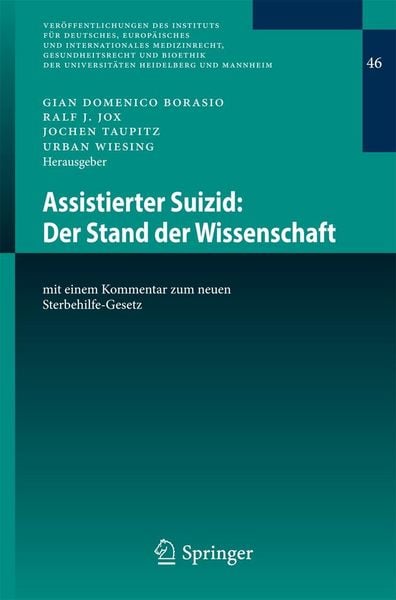 Produktbild: Assistierter Suizid: Der Stand der Wissenschaft