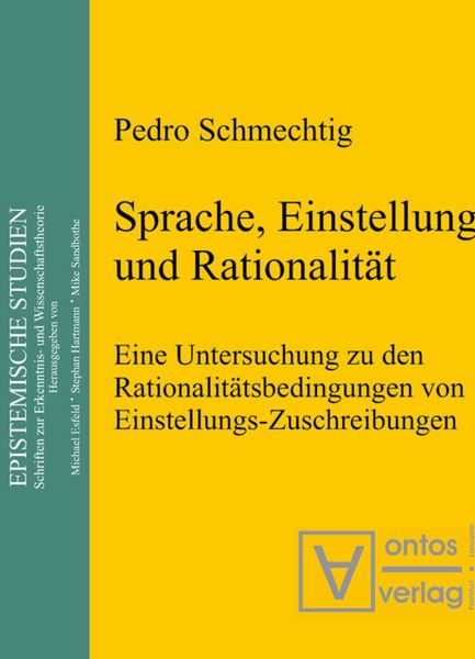 Produktbild: Sprache, Einstellung und Rationalit&auml;t