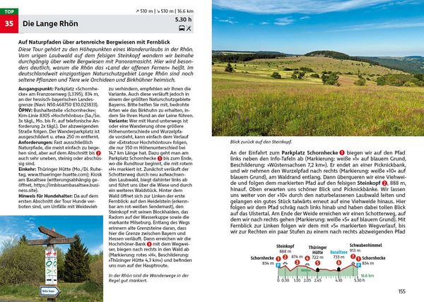 Produktbild: ROTHER Wanderf&uuml;hrer Rh&ouml;n. 60 Panoramatouren im UNESCO-Biosph&auml;renreservat Rh&ouml;n und entlang des &raquo;Gr&uuml;nen Bands&laquo;