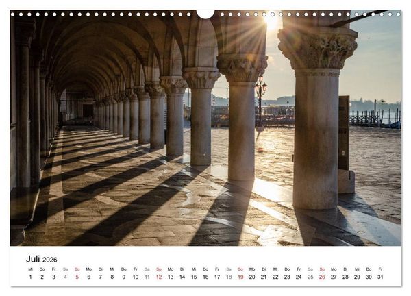 Produktbild: Venedig - Die sch&ouml;nsten Orte (Wandkalender 2026 DIN A3 quer), CALVENDO Monatskalender