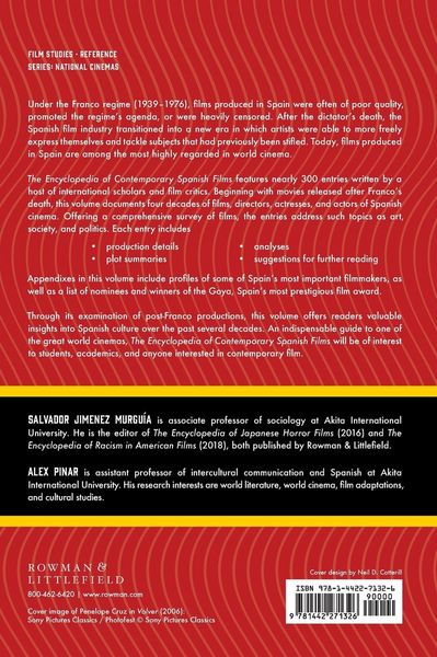 Produktbild: Encyclopedia of Contemporary Spanish Films